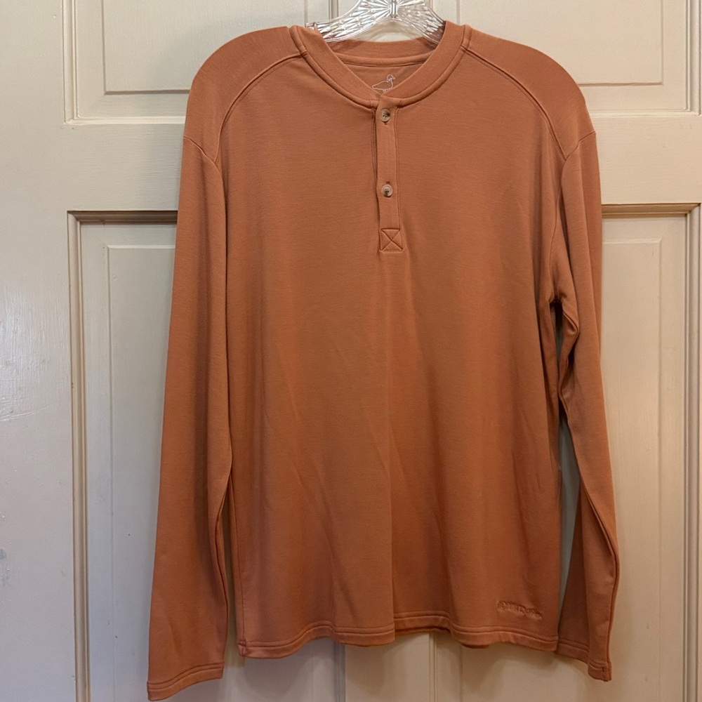 Men's Rust Button Down Shirt